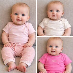 GAP Kids Light Pink Striped Set size 6-12 months